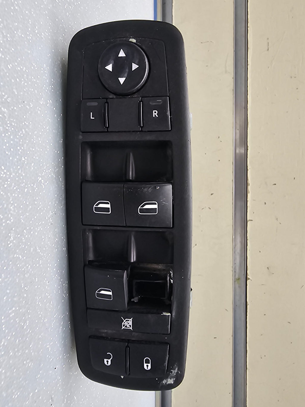 09-12 Dodge Ram 1500 2500 Left Driver Master Power Window Switch Assembly Black