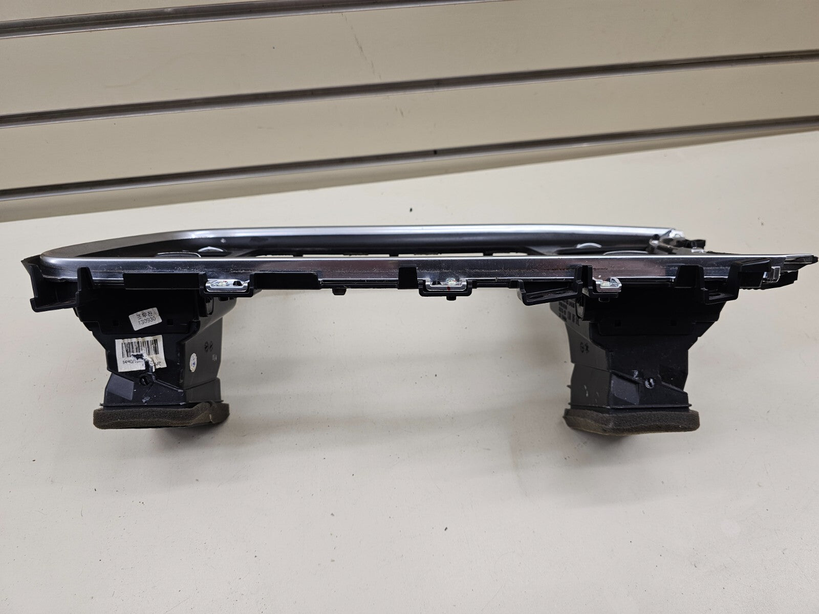 14-15 KIA OPTIMA CENTER FRONT DASH RADIO SURROND BEZEL TRIM PANEL ASSEMBLY BLACK