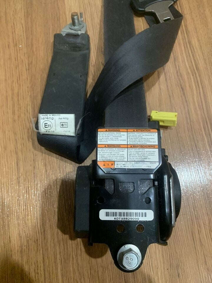 🔥2007-2011 Honda CRV Front Left Driver Seat Belt Retractor Assembly Black OEM
