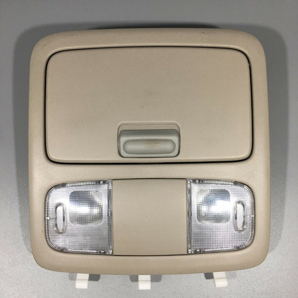 🔥02-06 Toyota CAMRY 4RUNNER Overhead Console DOME Light Storage TAN 012
