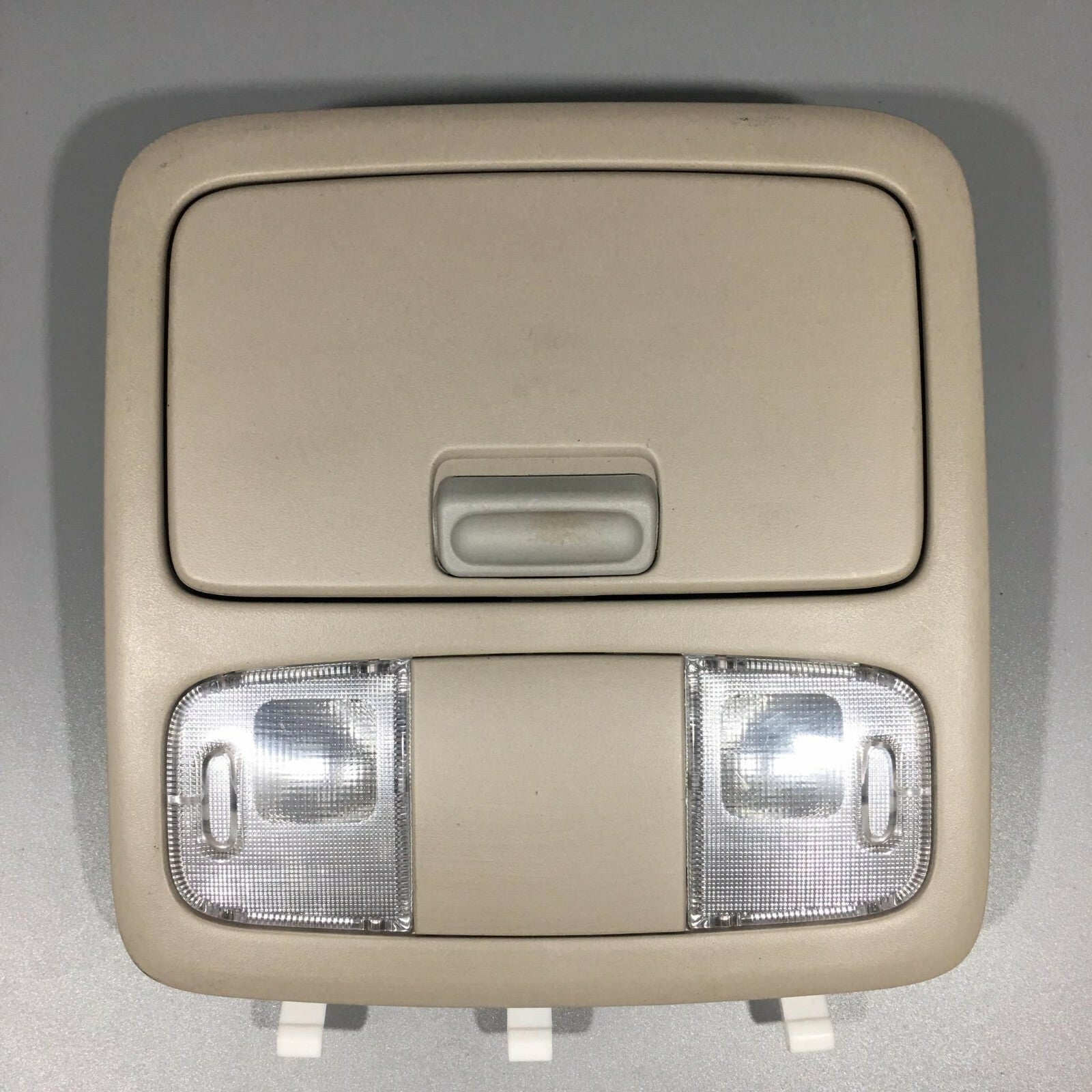 🔥02-06 Toyota CAMRY 4RUNNER Overhead Console DOME Light Storage TAN 012