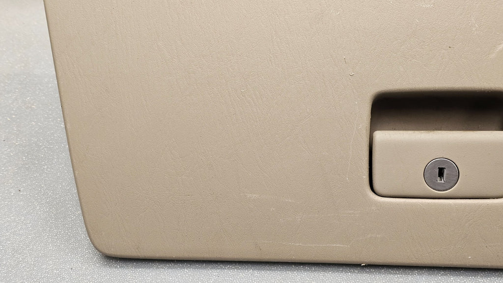 🔥02-06 CAMRY GLOVE BOX DASH STORAGE COMPARTMENT ASSEMBLY COVER TRIM HANDLE TAN