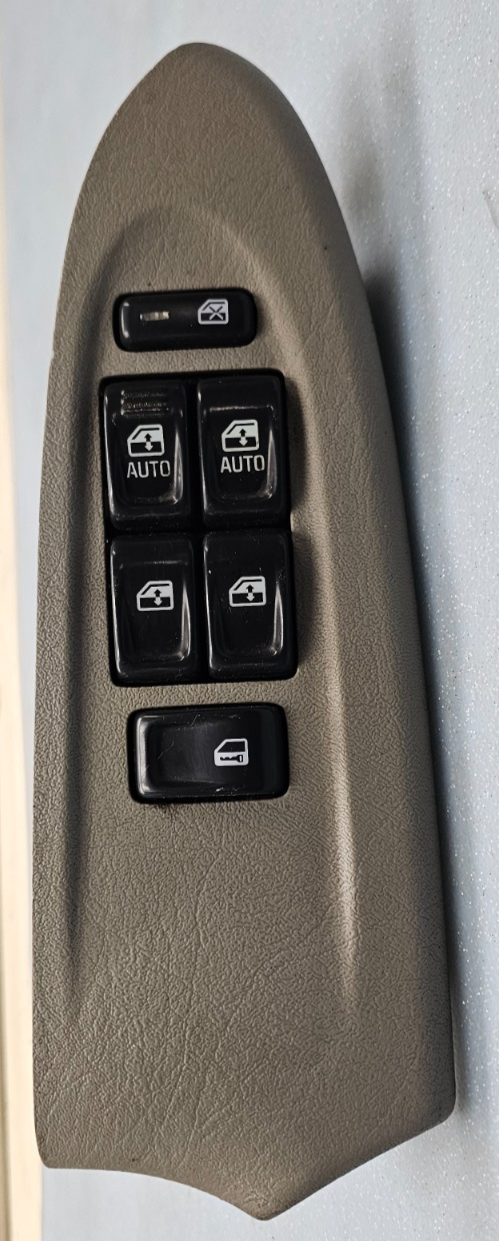🔥02-05 CHEVY TRAILBLAZER DRIVER SIDE MASTER POWER WINDOW SWITCH TAN