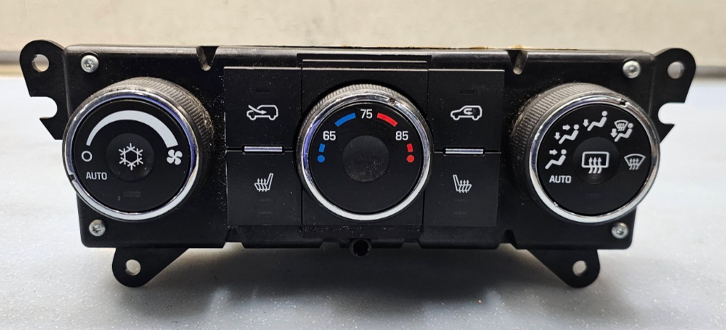 🔥09-12 TRAVERSE DASH CLIMATE CONTROL A/C HEATER TEMPERATURE HVAC PANEL BLACK
