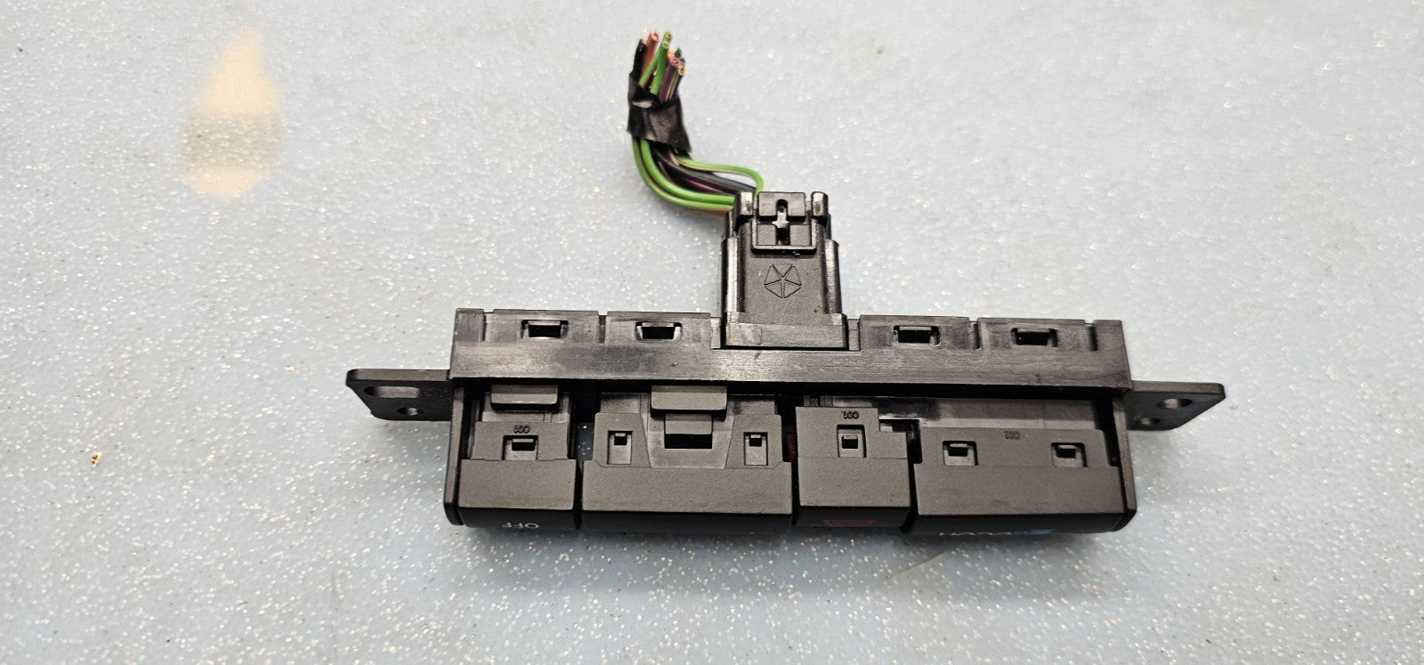 🔥12-20 Caravan Town Country Dash Hazard Warning Light Lamp Control Switch Black