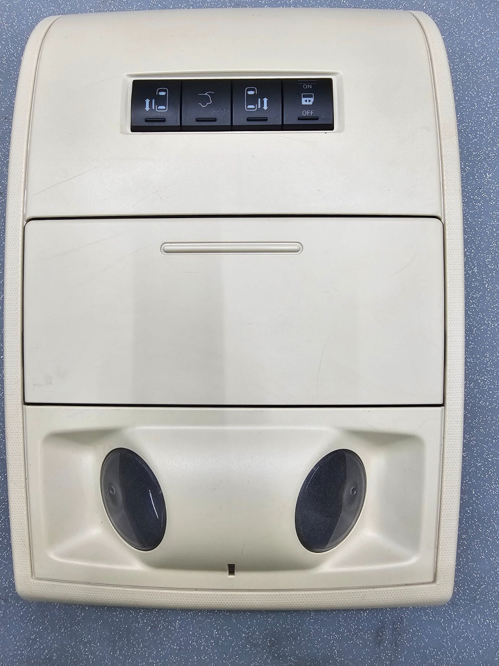 08-16 Grand Caravan Town Country Overhead Console Dome Map Light Storage LT TAN