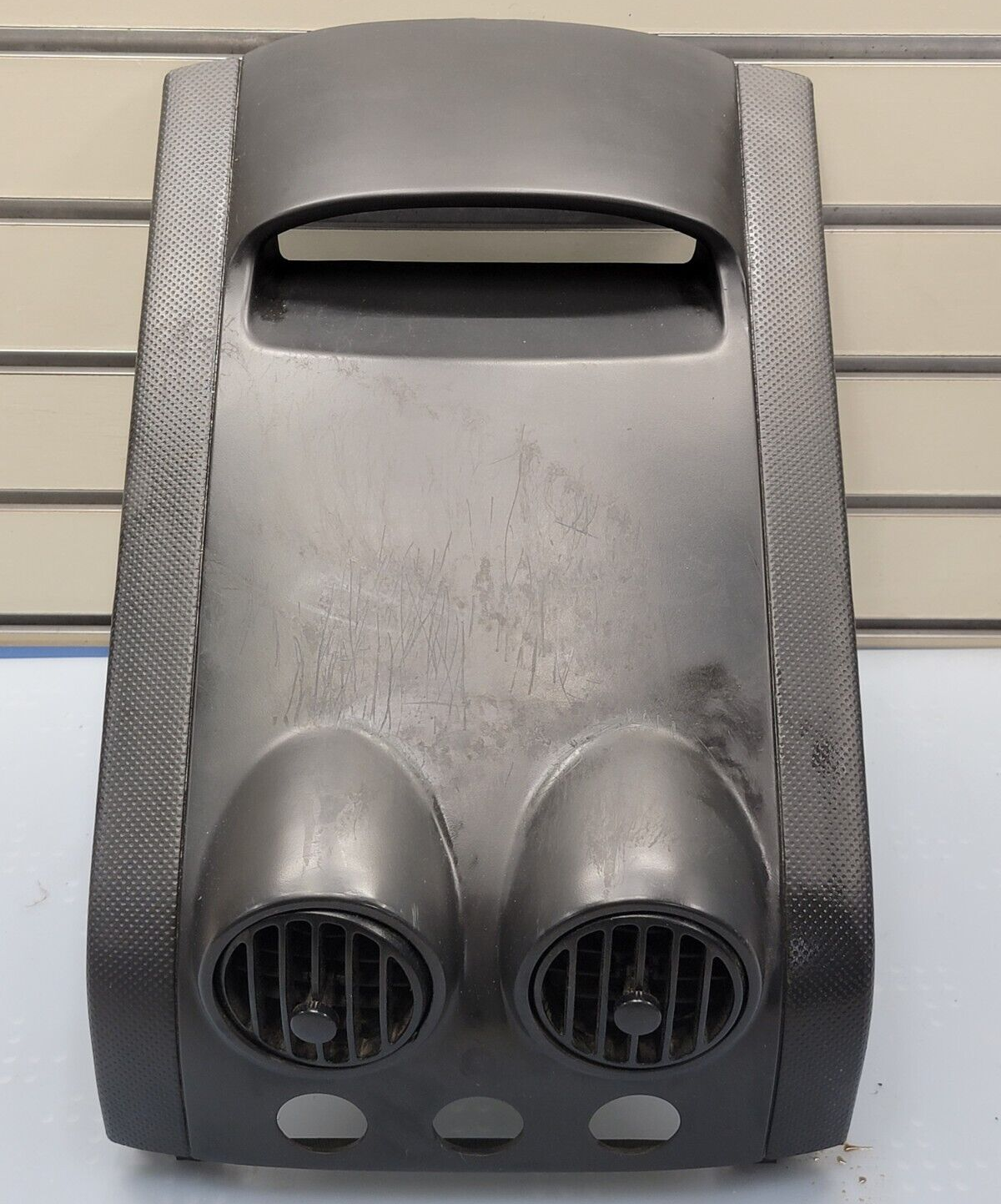 🔥04-08 Chevrolet Aveo Hatchback Dashboard Top Center Air Vents Clock Bezel GRAY