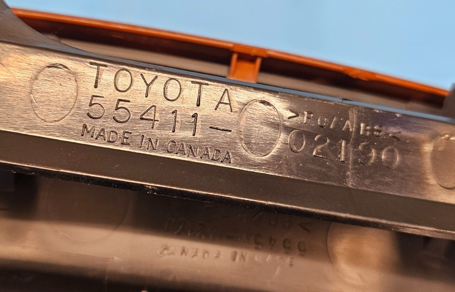 🔥03-08 TOYOTA COROLLA CENTER DASH CLIMATE CONTROL BEZEL TRIM PANEL WOOD OEM
