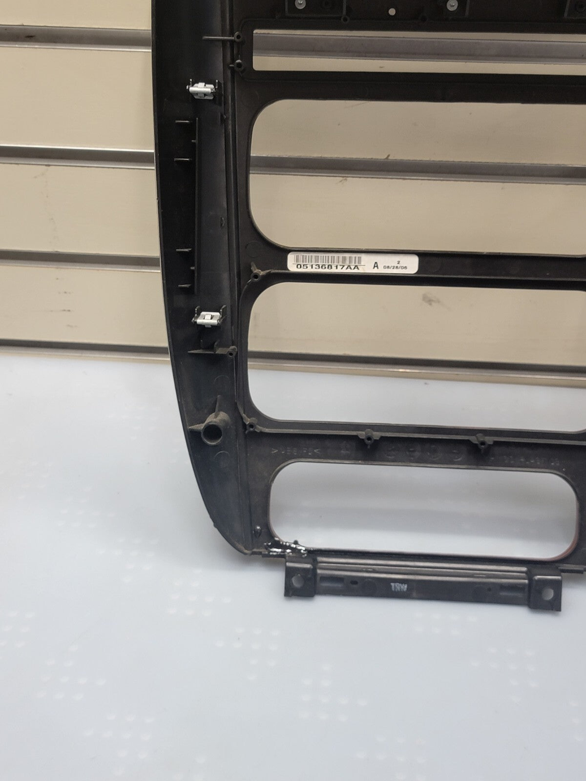 🔥01-07 Dodge Caravan Town & Country dash radio climate TRIM bezel woodgrain