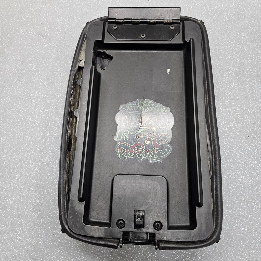 🔥82-92 Camaro Center Console Lid Top Pad Sliding Armrest Storage Cover Black