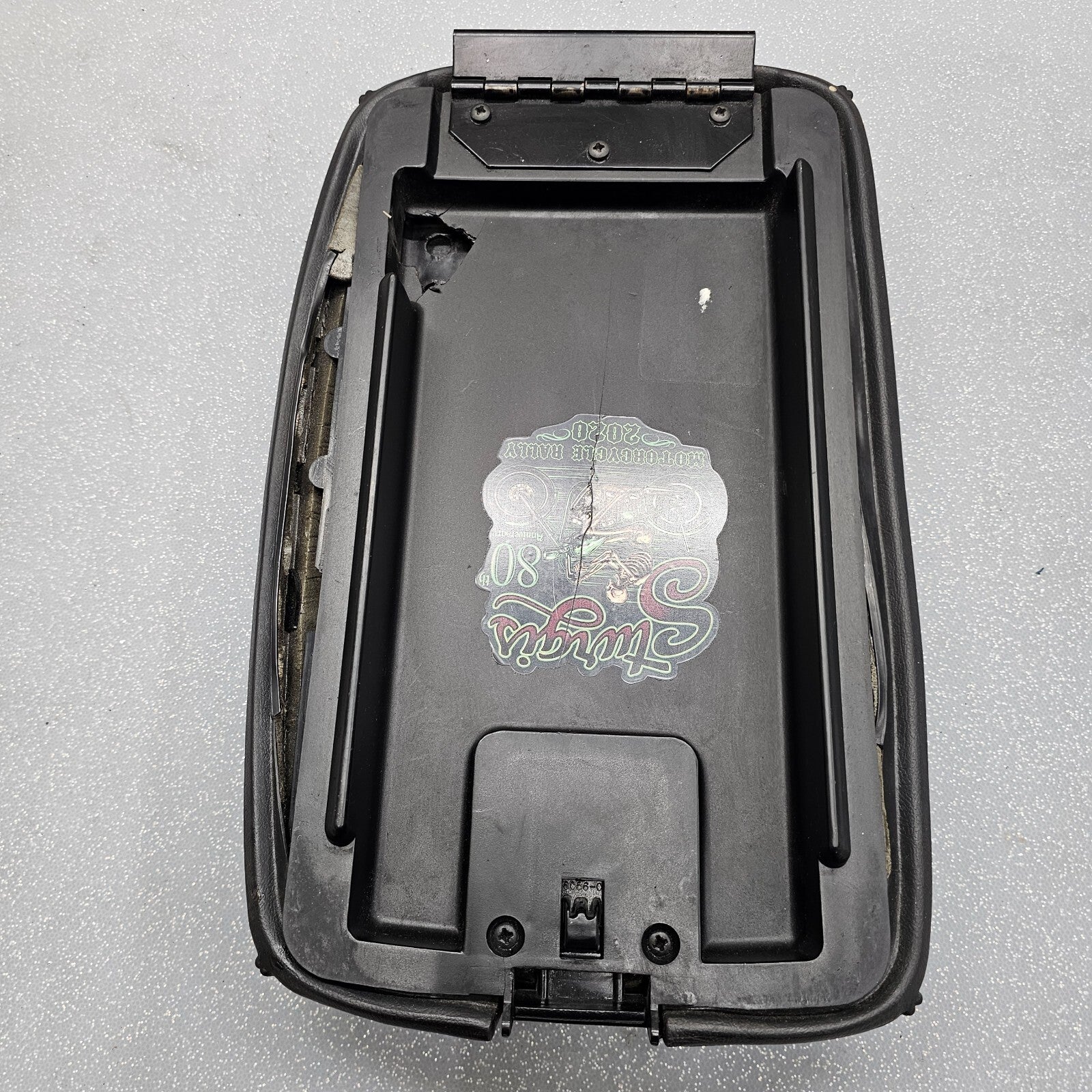 🔥82-92 Camaro Center Console Lid Top Pad Sliding Armrest Storage Cover Black