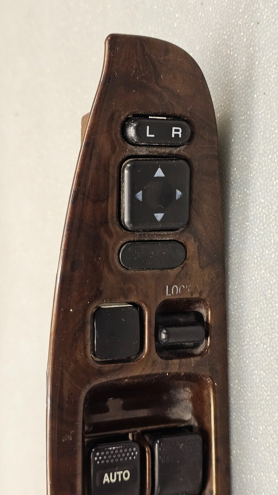 🔥00-04 Legacy Outback Left Driver Master Window Door Control Switch Bezel Wood