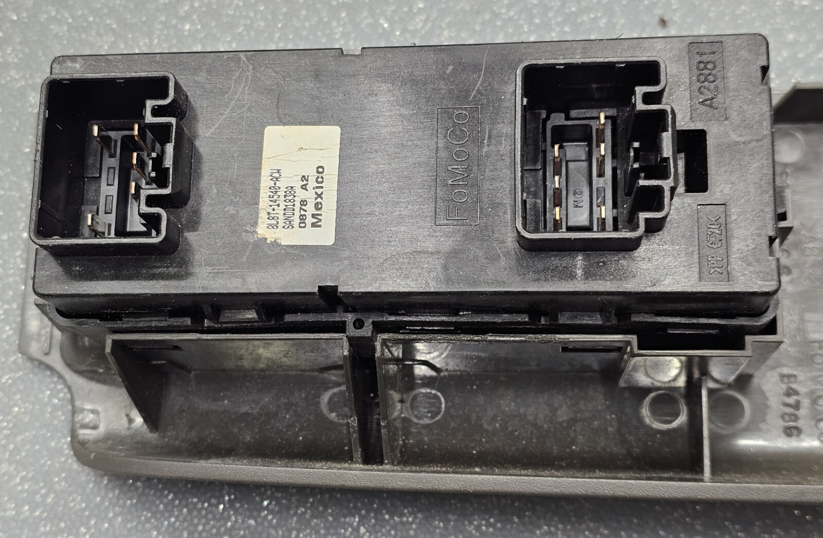 🔥08-12 Escape Focus Left Driver Door Master Power Window Switch Assembly Black
