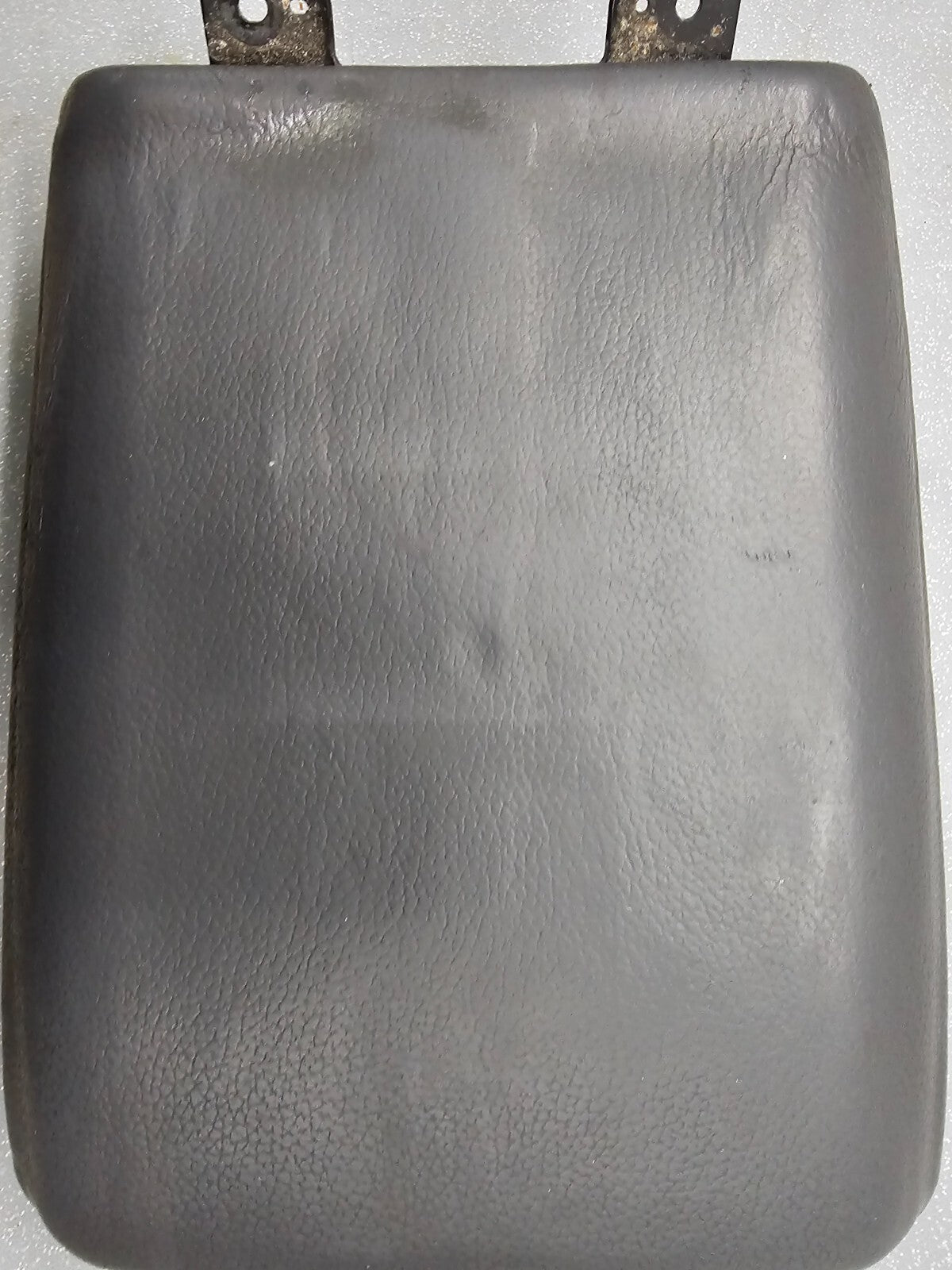 🔥03-08 Honda Pilot Front Center Console Lid Arm Rest Cover Leather Gray OEM