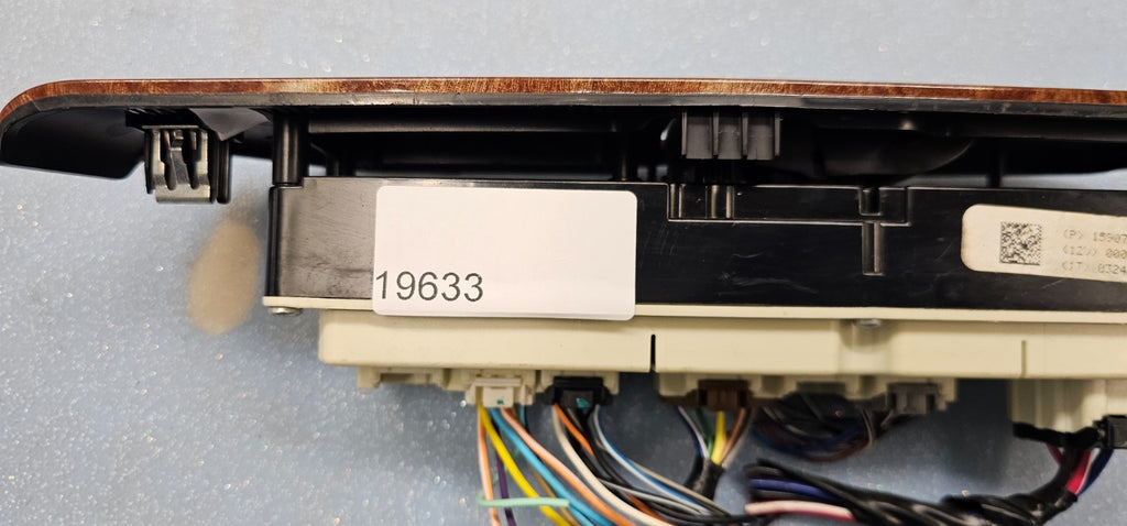 07-13 Sierra Silverado Front Right Passenger Power Window Door Switch Wood WS19