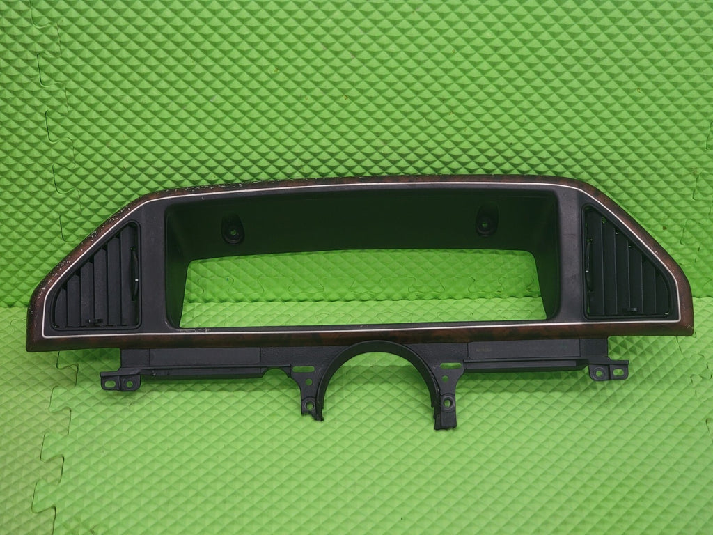 87-91 Ford F-150 F250 BRONCO Dash CLUSTER Bezel Speedo Gauge Trim woodgrain C11