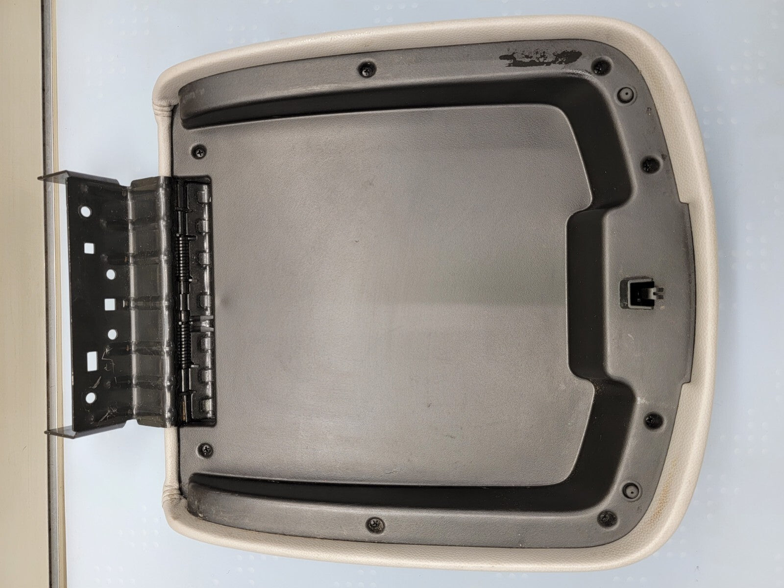 🔥07-13 Chevy Tahoe, Suburban, Yukon Leather Console Lid Armrest Cover gray JS5