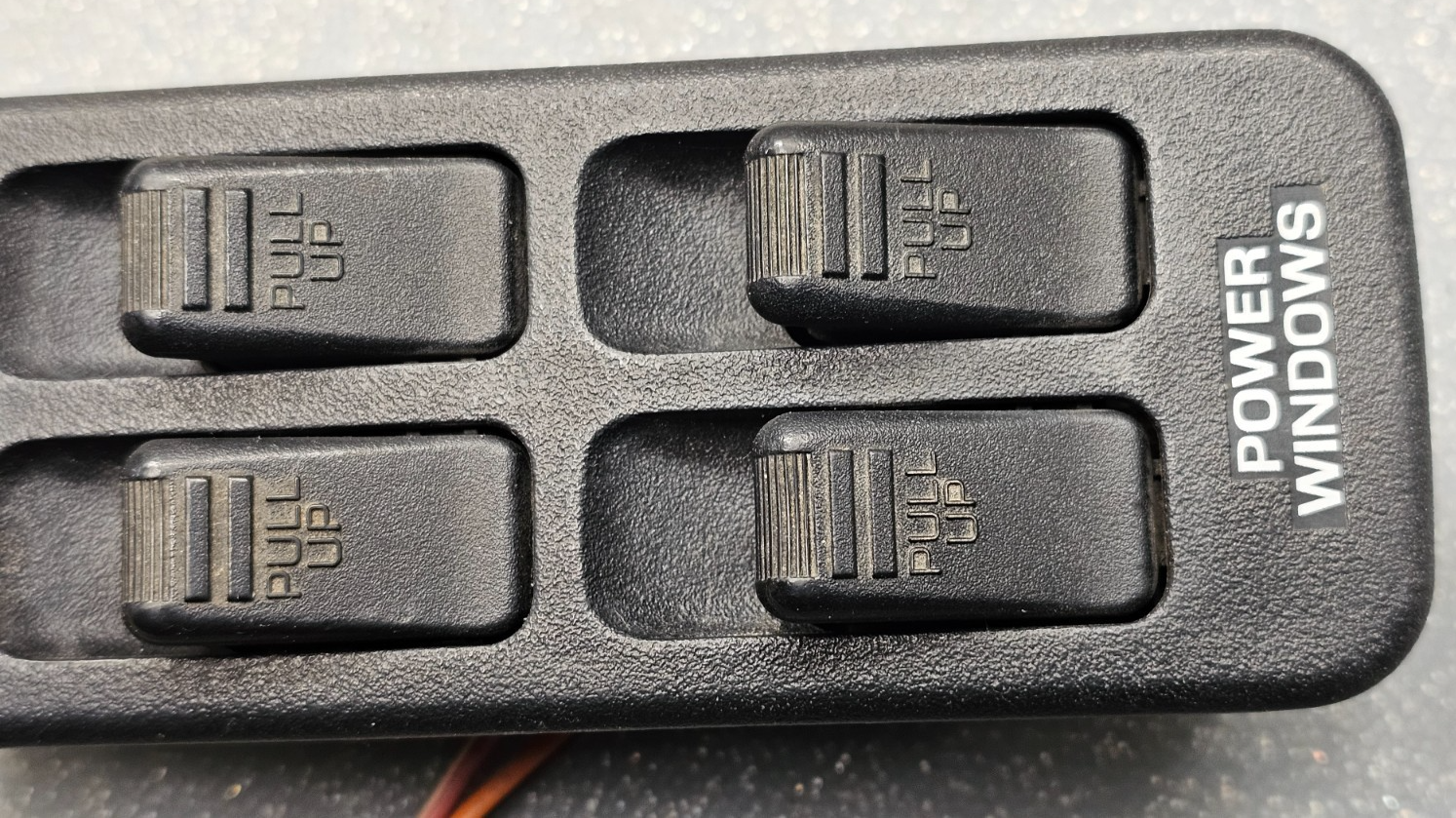 87-94 Mazda 323 Front Left Driver Master Power Window Door Switch Assembly Black