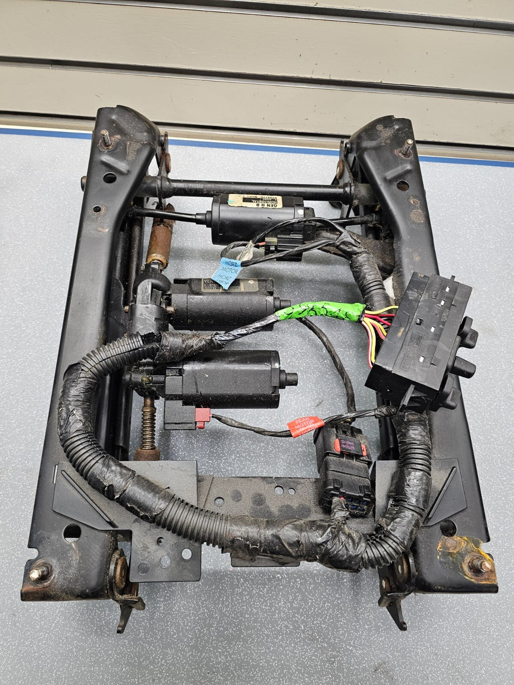 🔥99-04 Jeep Grand Cherokee WJ Driver Electric Power Seat Base Track NO Memory