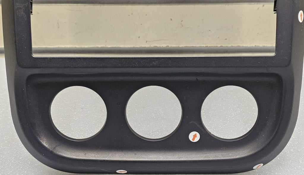 🔥10-16 Jeep Compass Patriot Center Dash Radio Climate Trim Bezel Panel BLACK