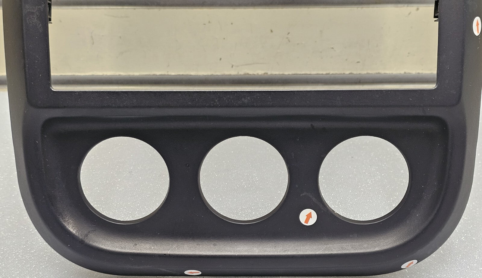 🔥10-16 Jeep Compass Patriot Center Dash Radio Climate Trim Bezel Panel BLACK