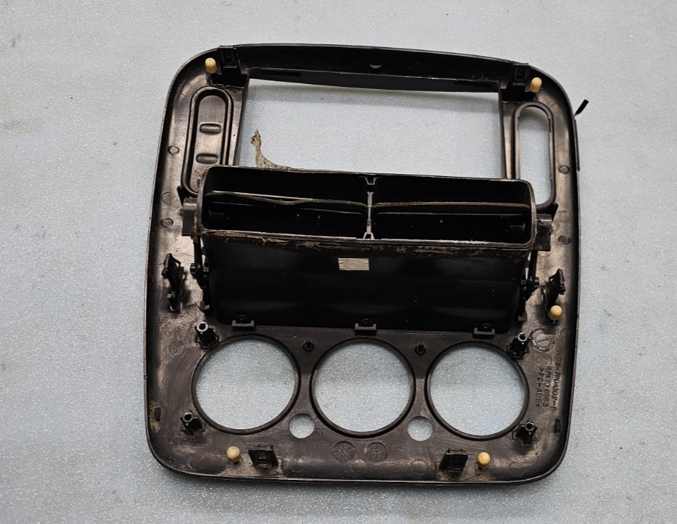 🔥02-05 FORD EXPLORER RADIO AUDIO CLIMATE TEMPERATURE CONTROL BEZEL SILVER