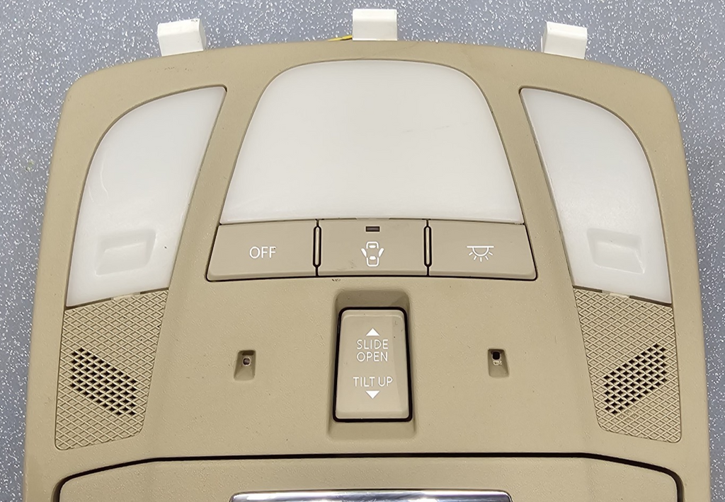 🔥10-13 Suzuki Kizashi Overhead Roof Console Dome Map Reading Light Lamp Tan