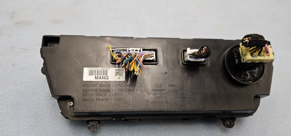 🔥15-17 Hyundai Sonata CENTER AC A/C HVAC Heater Climate Control BLACK OEM