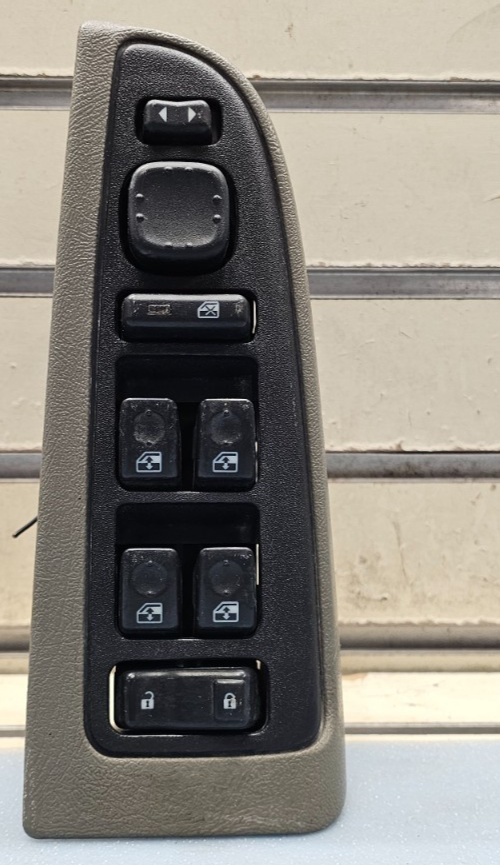 🔥03-06 Silverado ESCALADE LEFT Driver Master Door Window Switch Black/Tan WS4