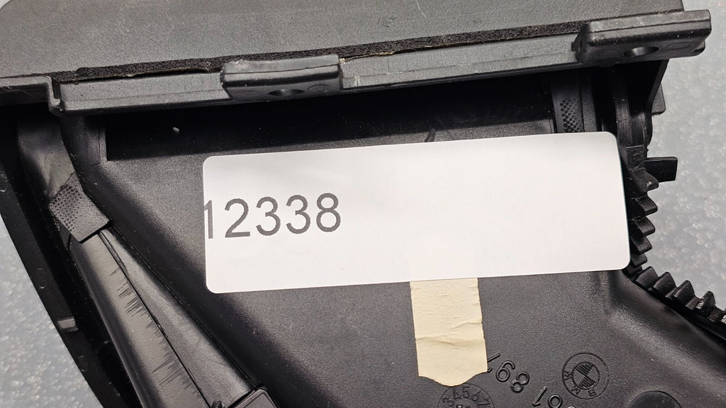 01-06 BMW E46 325 330 M3 LEFT DRIVER DASH AC AIR VENT HEATER CONDITIONING BLACK