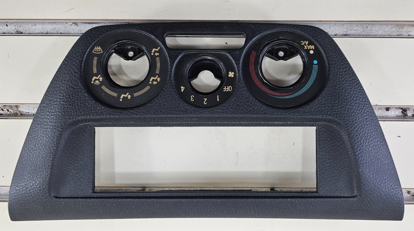 🔥02-05 Mitsubishi Lancer Radio Heater Climate Temperature Control Bezel BLACK