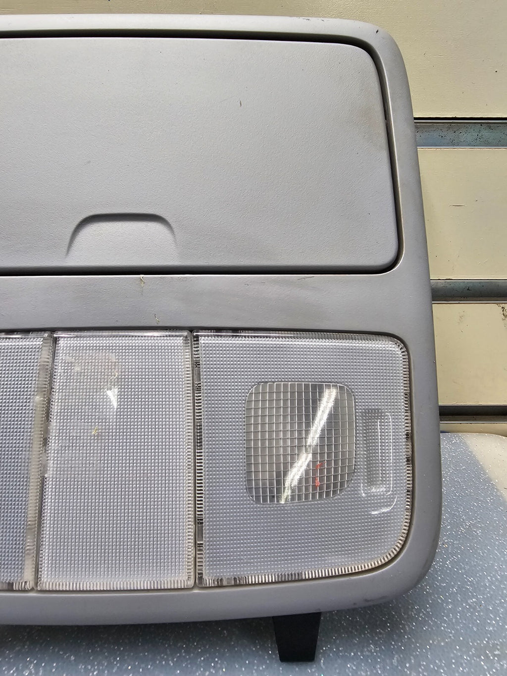 🔥07-10 Elantra Overhead Console Storage Display Dome Light Storage GRAY OEM