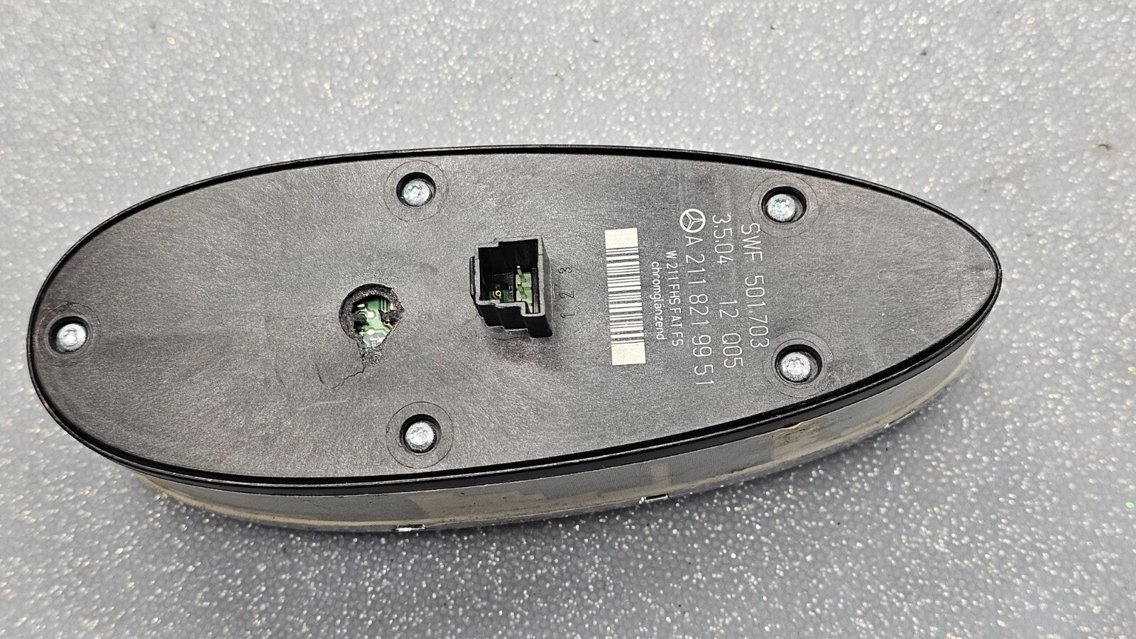 🔥03-09 Mercedes-Benz E280 E300 E500 Front Left Driver Power Window Switch Black