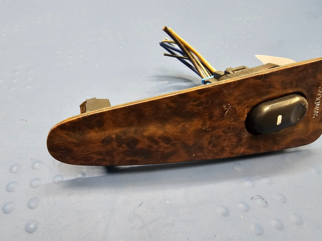 🔥97-05 Buick Regal Century Front Right Passenger Window Door Mirror Switch Wood