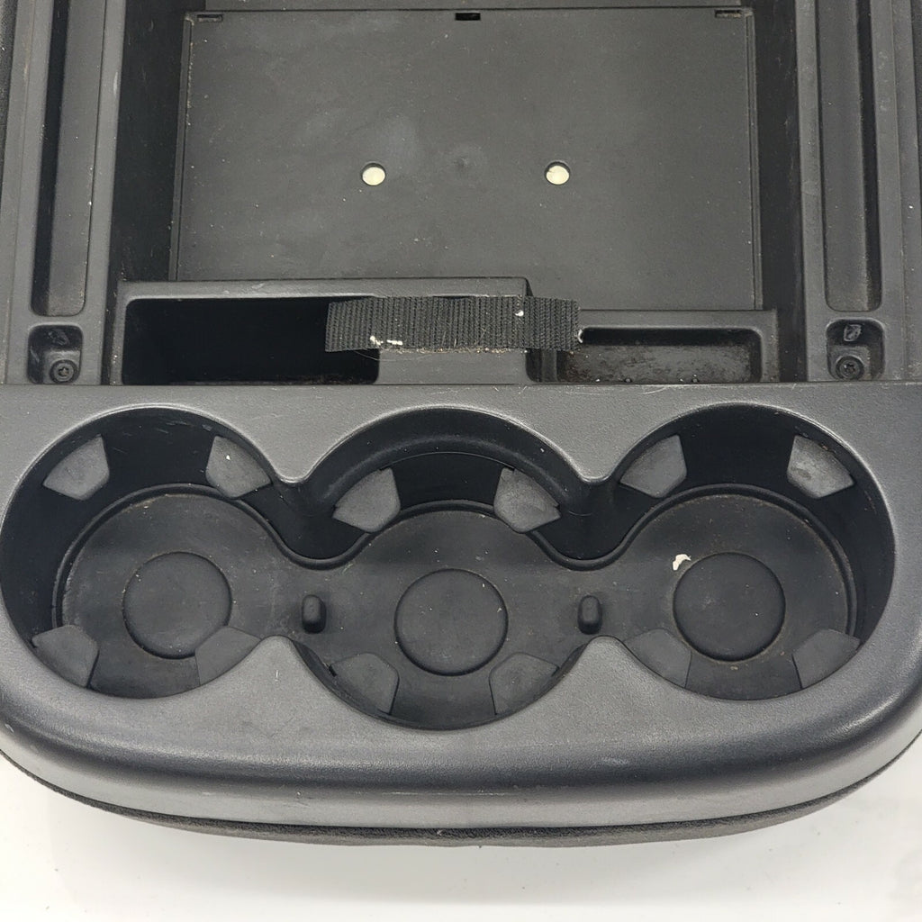 🔥07-13 SILVERADO SIERRA Center Console JUMP SEAT Armrest 3 CUP Holder BLACK JS5