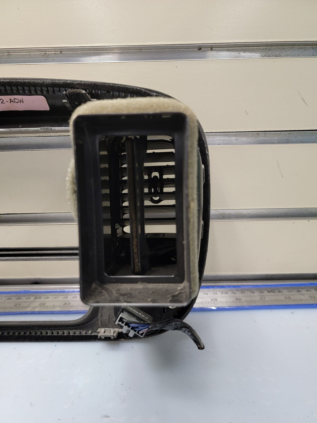 🔥97-03 Ford F150 Center Dash Radio Climate Trim BEZEL Panel AIRBG Line TAN