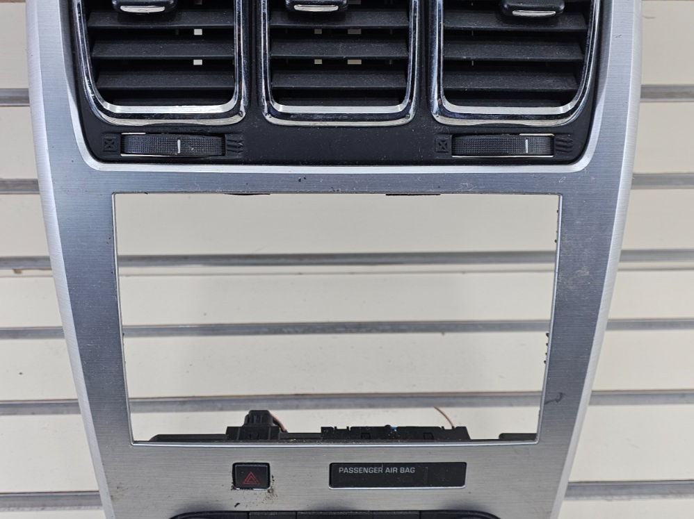 🔥07-12 GMC Acadia Center Dash Radio Bezel Climate Control Trim Panel Silver OEM