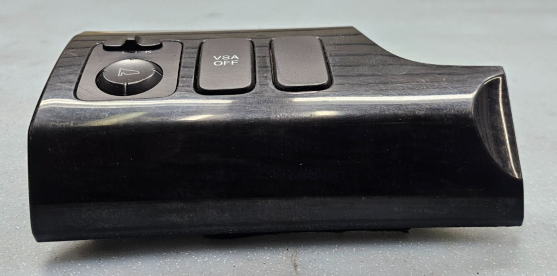 🔥2007-2013 Acura MDX Dash Mirror switch Control trim Molding Dark BLACK OEM