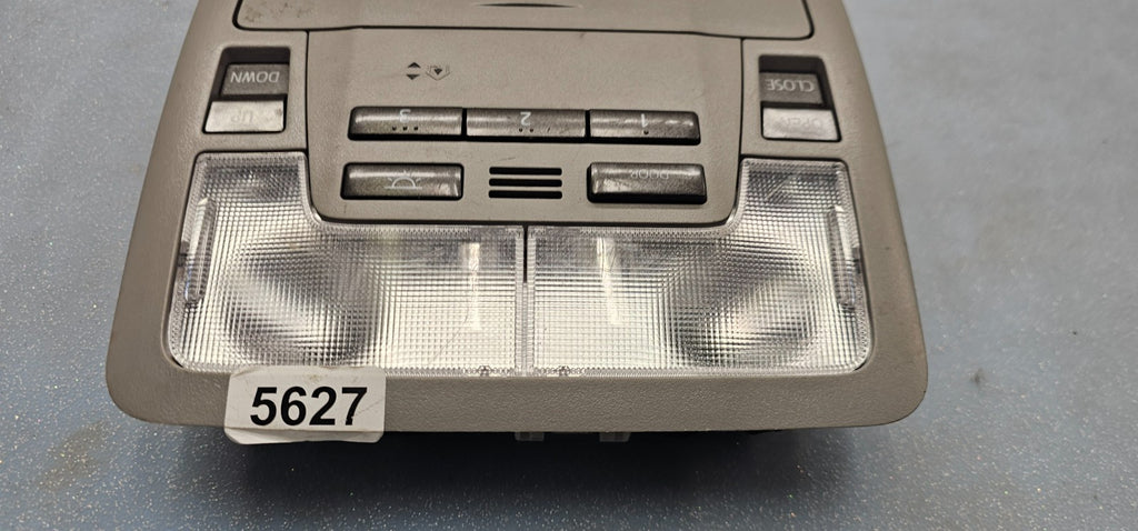 🔥12-17 Toyota Camry Overhead Console Dome Map Light Lamp Storage Assembly Gray