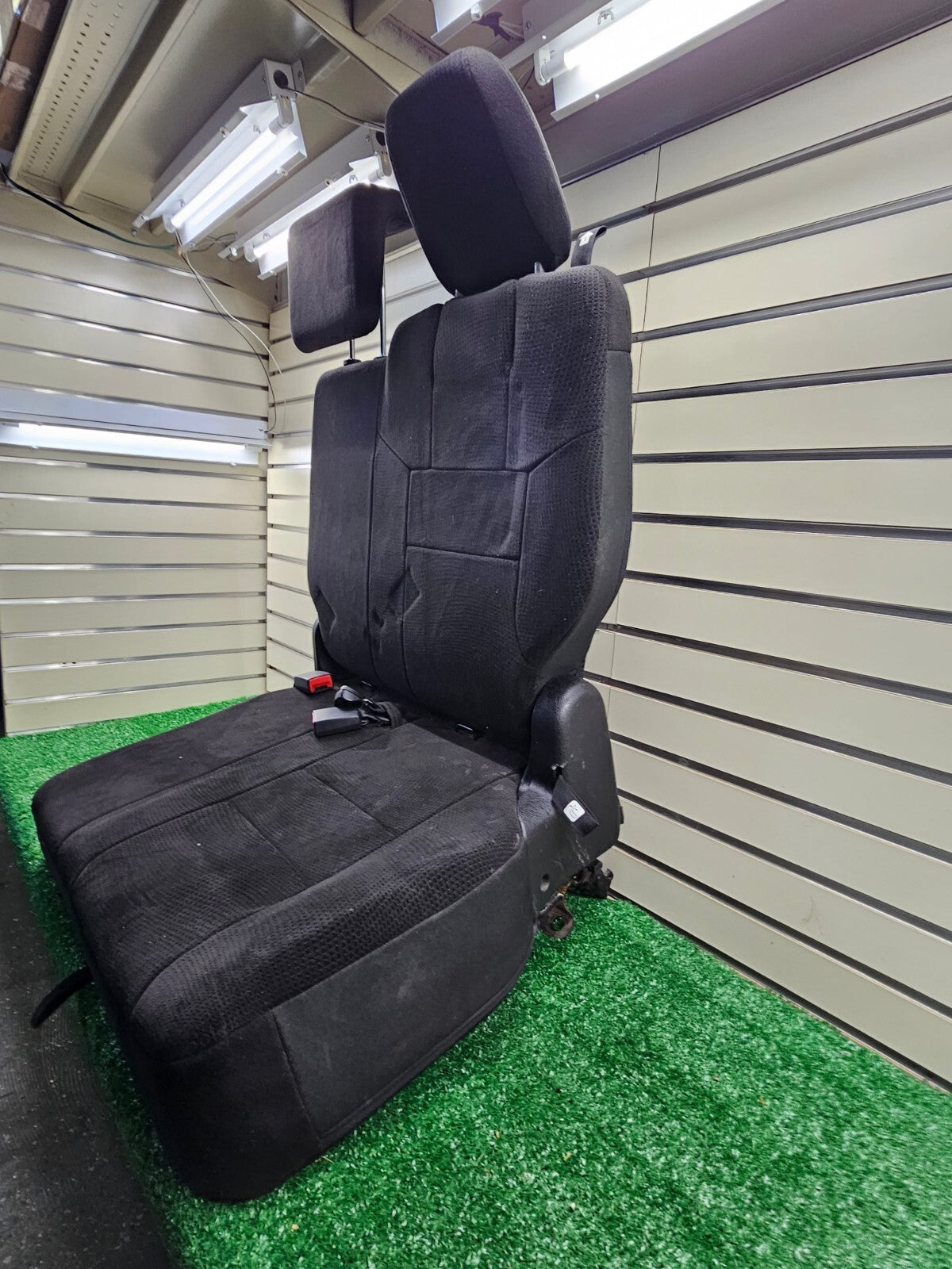 🔥11-14 DODGE GRAND CARAVAN 3RD ROW REAR SEAT LEFT DRIVER CUSHION CLOTH GRAY