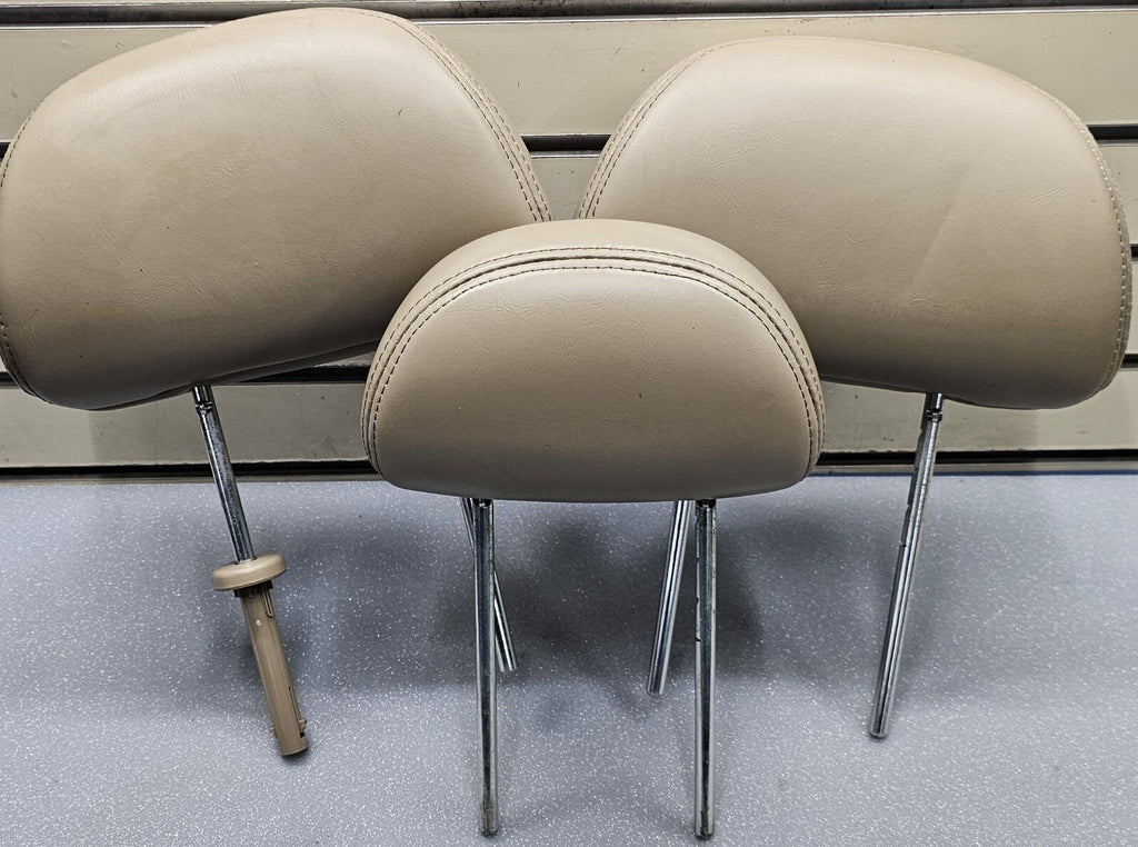 🔥05-12 Ford Escape MARINER HEADREST Rear 2nd Row LEFT/RIGH SET LEATHER TAN