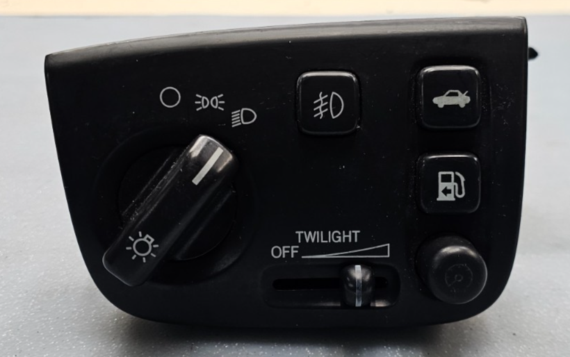 🔥00-05 Cadillac Deville Headlight Dimmer Switch Trunk Gas Door Assembly BLACK