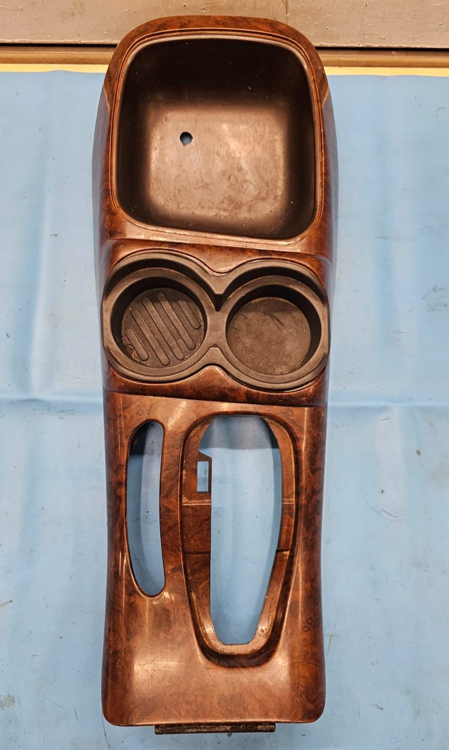 🔥98-04 Blazer S10 Jimmy Center Console Cup Holder TRIM SHIFTER SHIFT BEZEL Wood