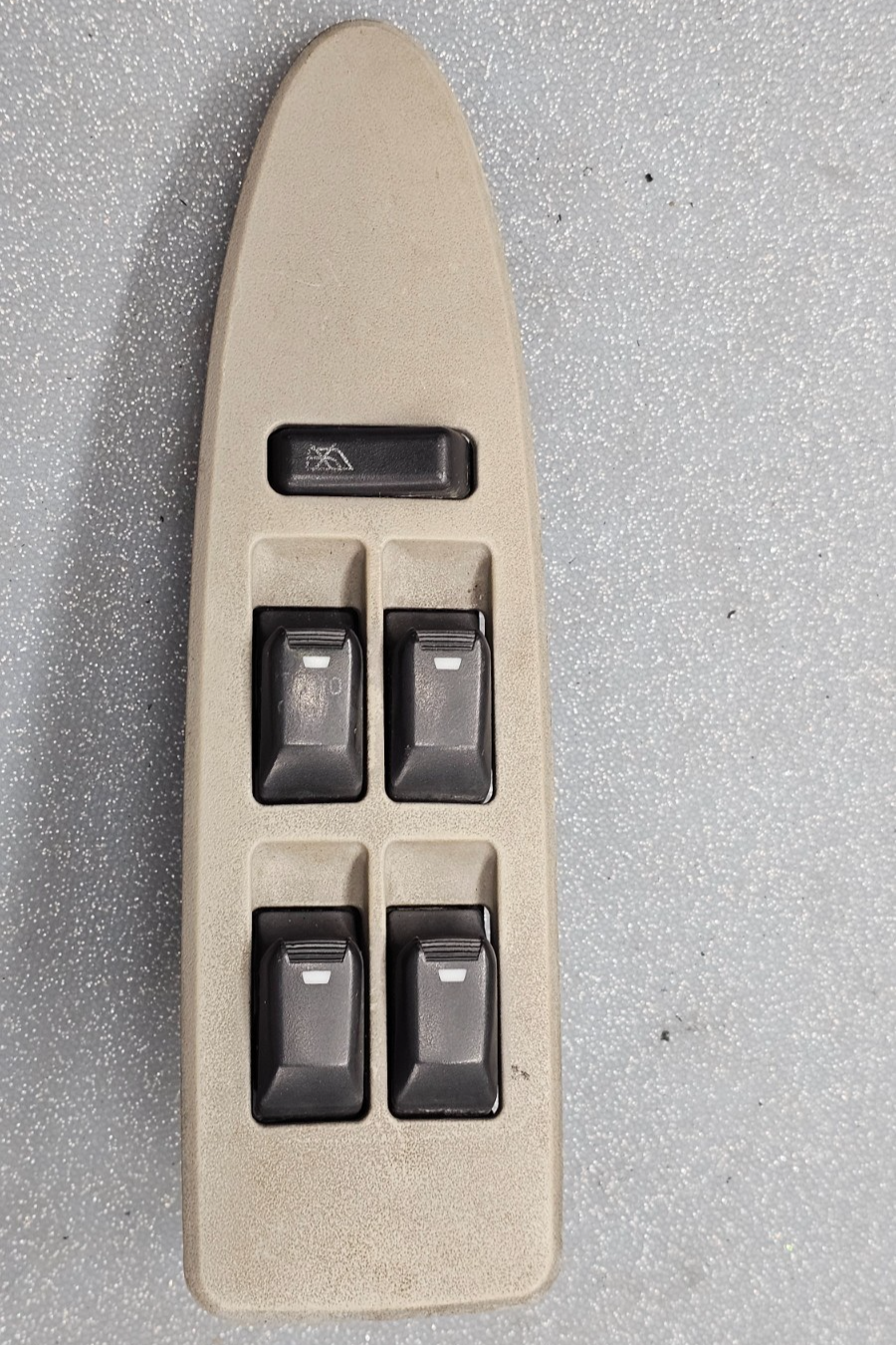 🔥00-02 Lincoln LS Front Left Driver Door LH Master Window Switch Bezel Tan OEM