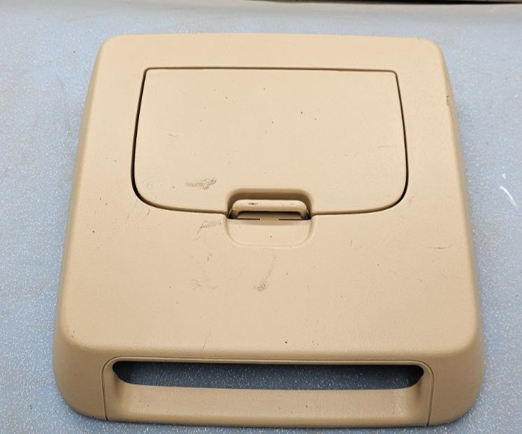 🔥04-08 Ford F-150 Front Overhead Console Cubby Storage w/Bracket TAN OEM