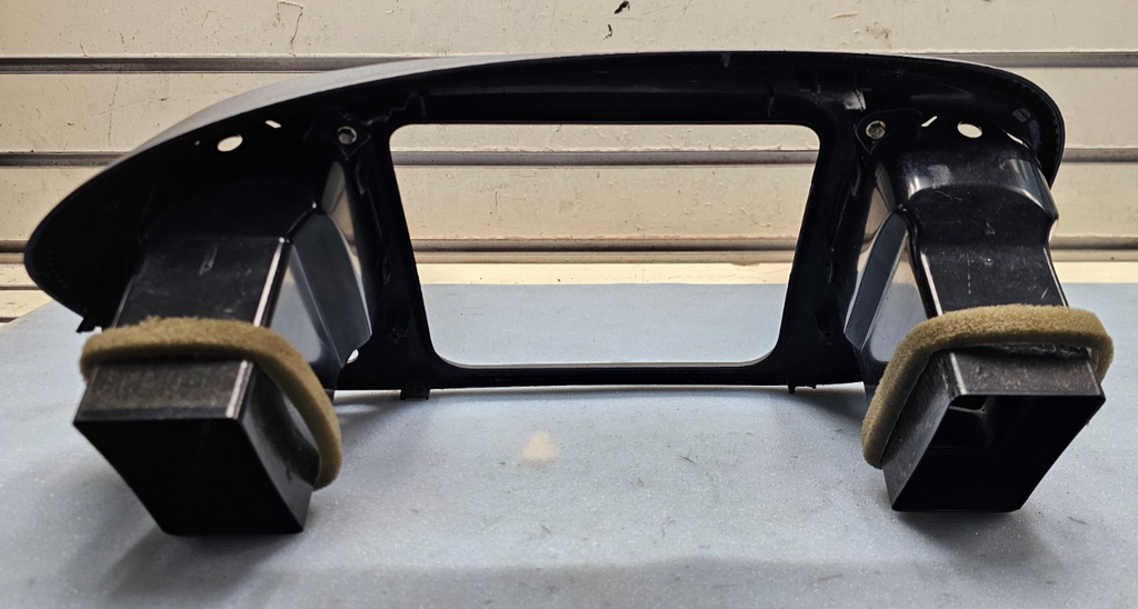 🔥97-03 Ford F150 Center Dash FM Radio Climate Trim Stereo BEZEL Panel DK Gray
