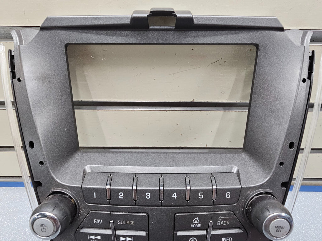 🔥12-15 Equinox Terrain Dash AM FM Radio Stereo Climate Control Trim Panel Bezel