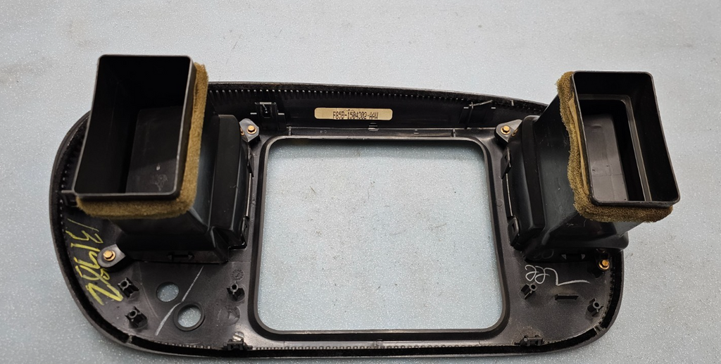 🔥97-03 Ford F150 Dash FM Radio Climate Trim Stereo BEZEL Panel DK GRAY B1