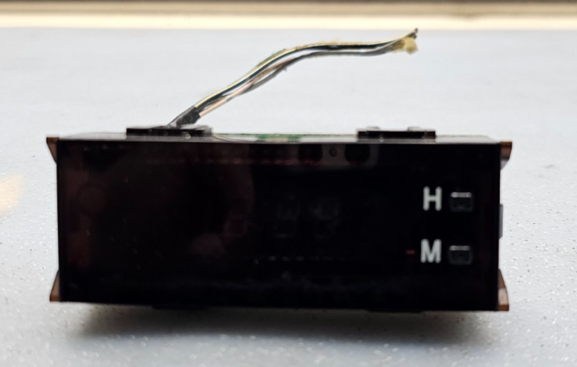 🔥98-02 Toyota Corolla Digital Dash Clock Time Display Assembly Panel Black