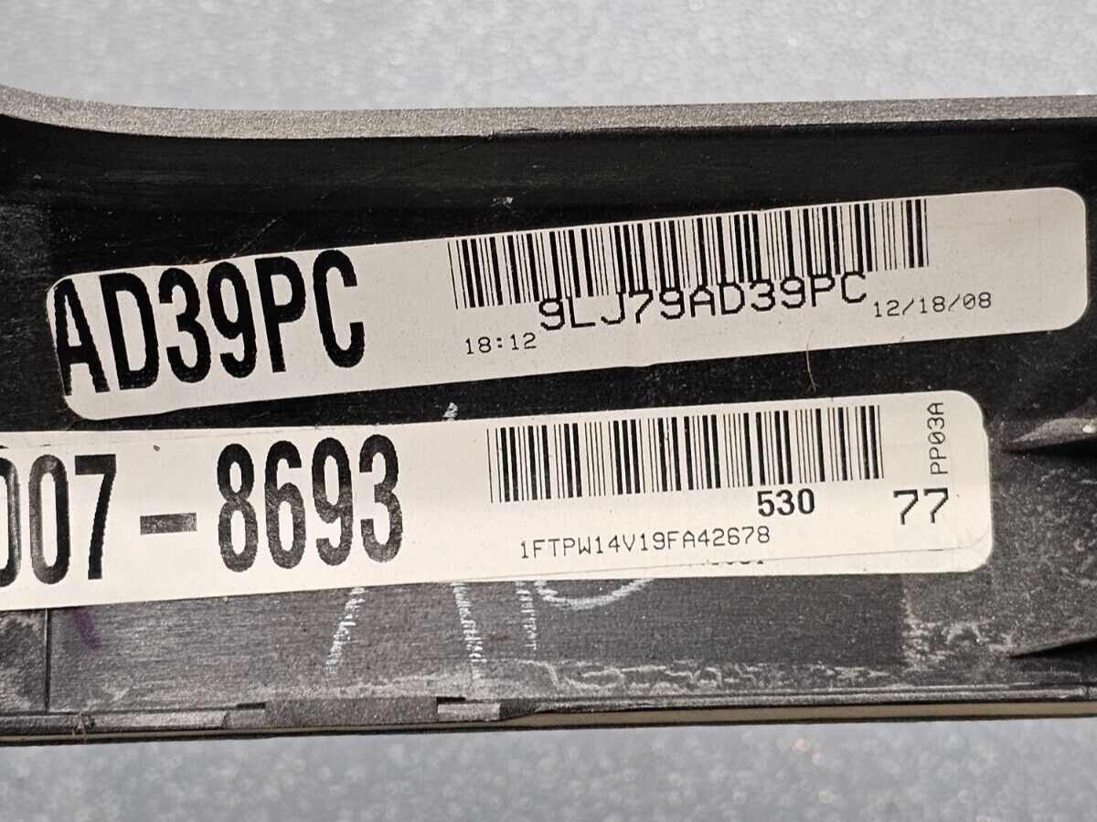 🔥09-14 Ford F150 Dash Center Left Driver Air Vent Heater Conditioning Silver